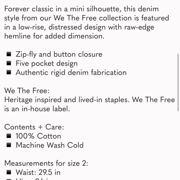 Free People Out Of Ordinary White Distressed Mini Skirt NWT - Picture 7 of 14